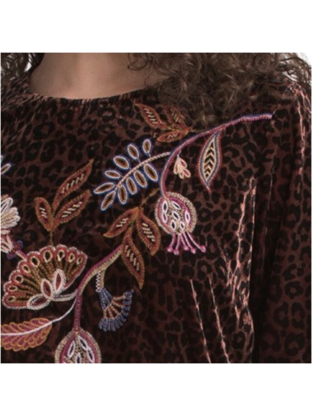 JOHNNY WAS Kimono Sleeve Swing Mini Dress - Picture 3 of 4